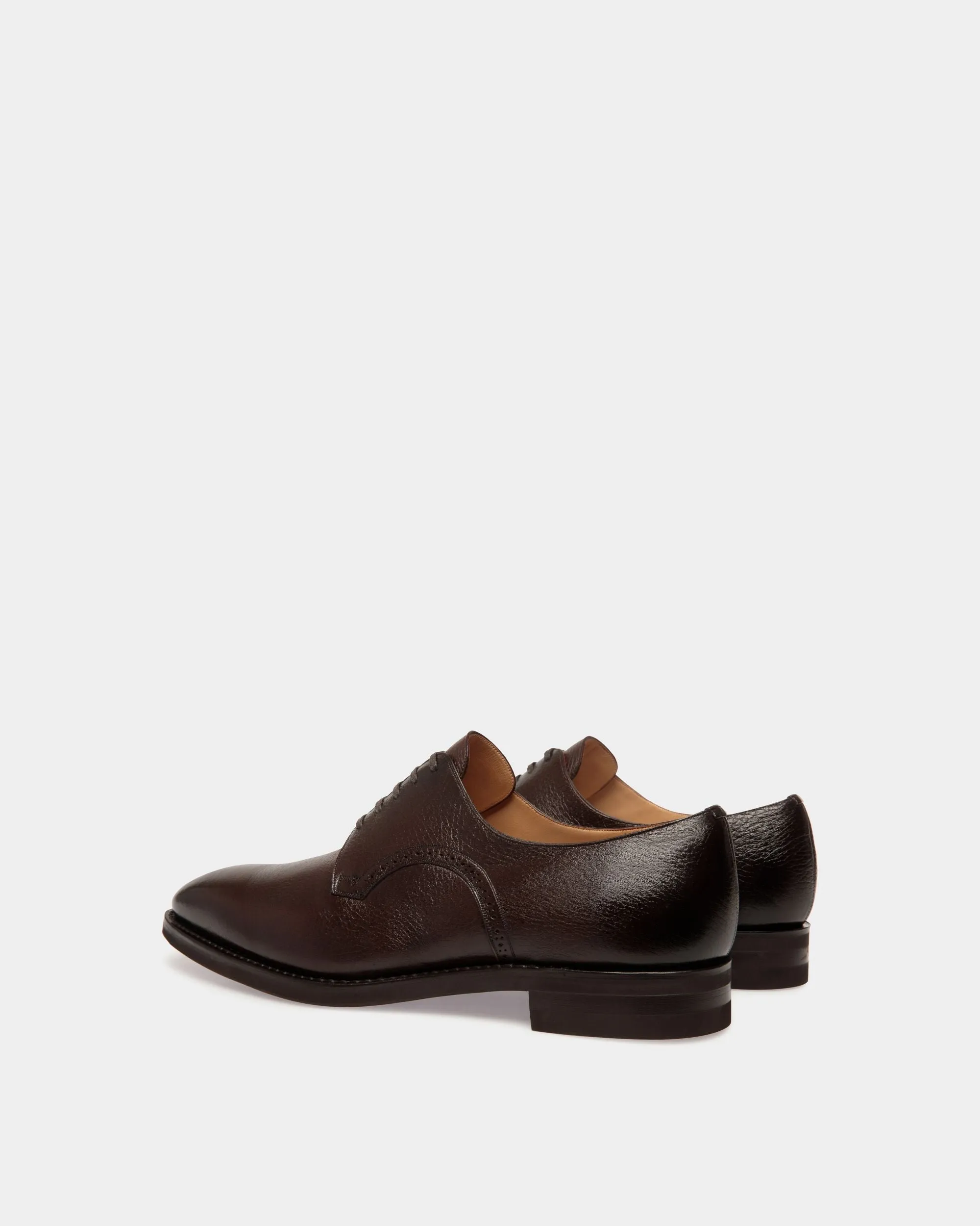 Derby Scribe En Cuir De Cerf Marron