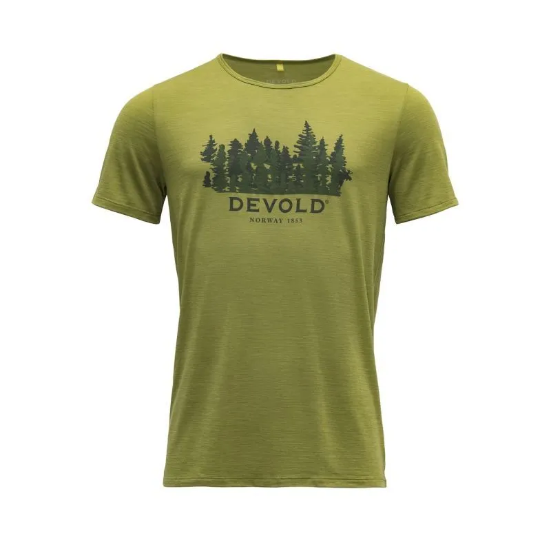 Devold Ørnakken Forest - T-shirt en laine mérinos homme | Hardloop