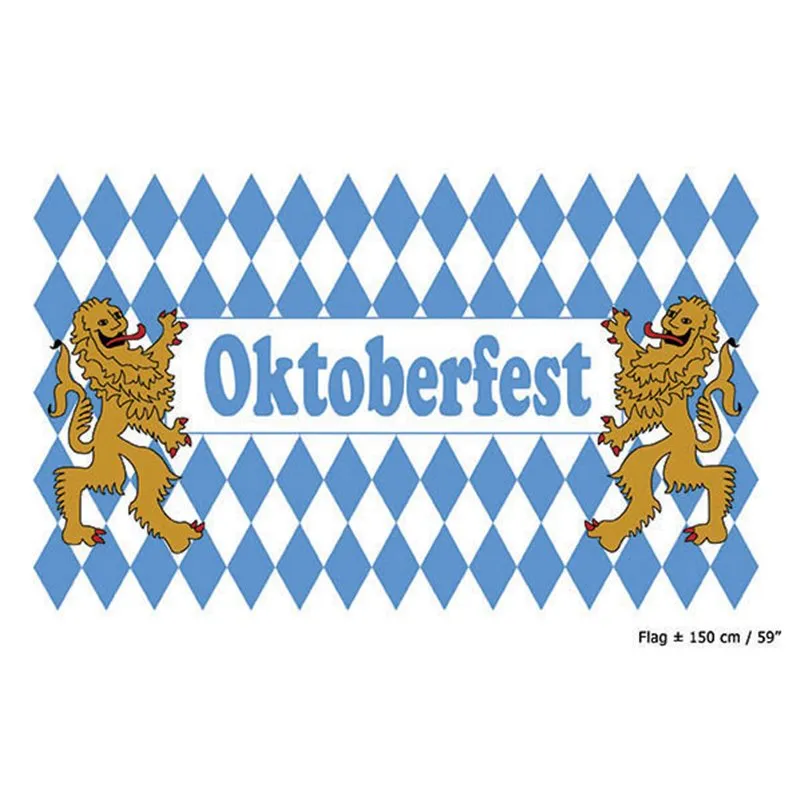 Drapeau fête de la bière oktoberfest Fête d'Octobre Décoration 