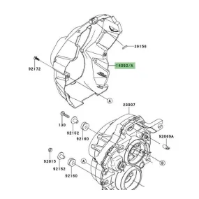 Entourage optique avant Kawasaki Versys 1000 (2012-2014) | Moto Shop 35