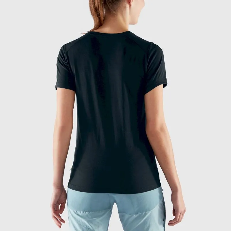 Fjällräven Abisko Wool SS - T-shirt en laine mérinos femme | Hardloop