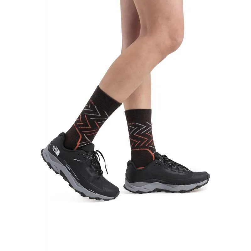 Icebreaker Hike+ Medium Crew Sunrise - Chaussettes en laine mérinos femme | Hardloop