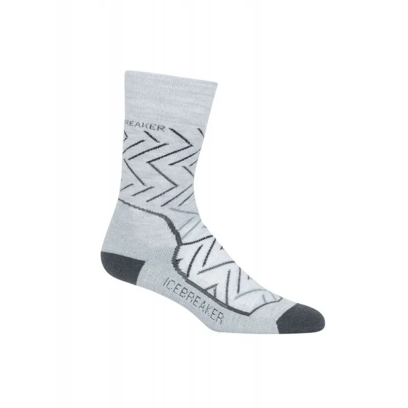 Icebreaker Hike+ Medium Crew Sunrise - Chaussettes en laine mérinos femme | Hardloop