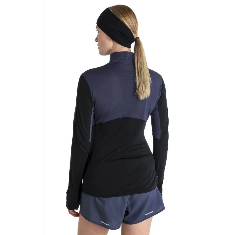 Icebreaker Merino 200 RealFleece Descender LS Half Zip - Polaire en laine mérinos femme | Hardloop