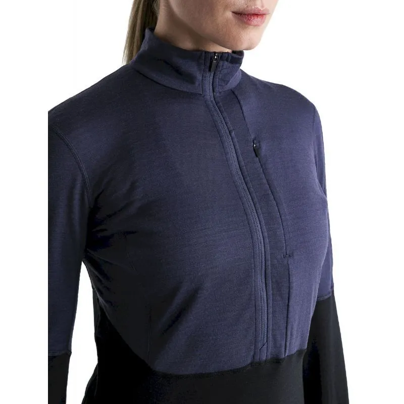 Icebreaker Merino 200 RealFleece Descender LS Half Zip - Polaire en laine mérinos femme | Hardloop