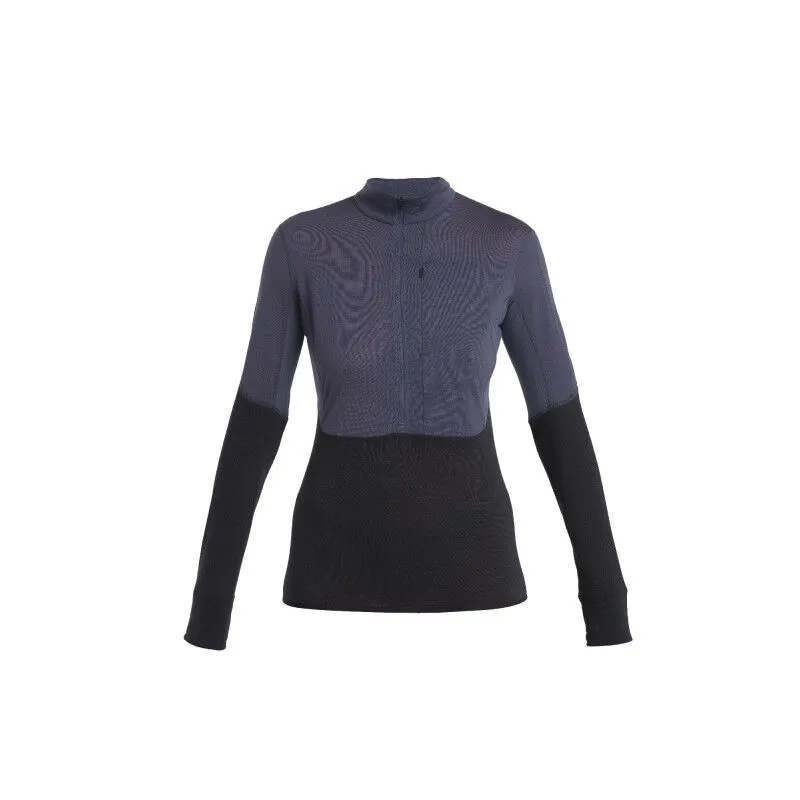 Icebreaker Merino 200 RealFleece Descender LS Half Zip - Polaire en laine mérinos femme | Hardloop