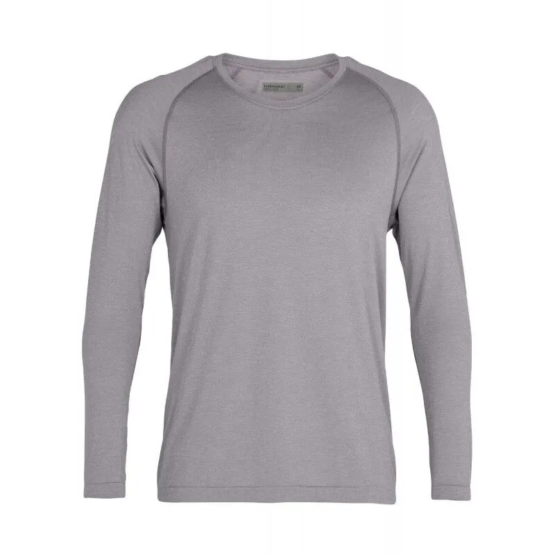 Icebreaker Motion Seamless LS Crewe - T-shirt en laine mérinos homme I Hardloop | Hardloop