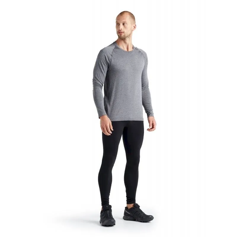 Icebreaker Motion Seamless LS Crewe - T-shirt en laine mérinos homme I Hardloop | Hardloop