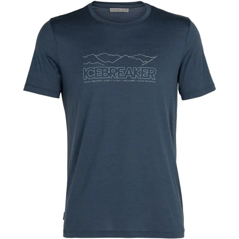 Icebreaker TLite SSCrew IB Story - T-shirt en laine mérinos homme I Hardloop | Hardloop