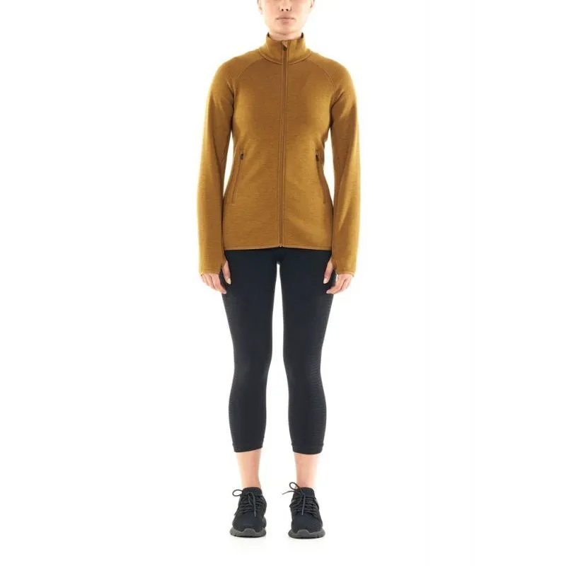 Icebreaker Wmns Elemental LS Zip - Polaire en laine mérinos femme I Hardloop | Hardloop