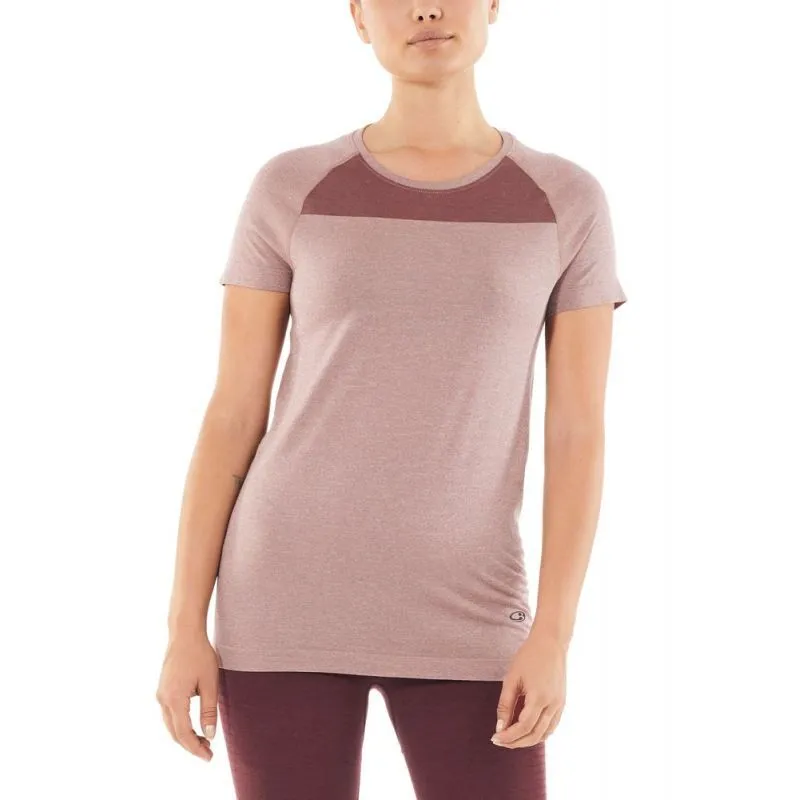 Icebreaker Wmns Motion Seamless SS Crewe - T-shirt en laine mérinos femme | Hardloop