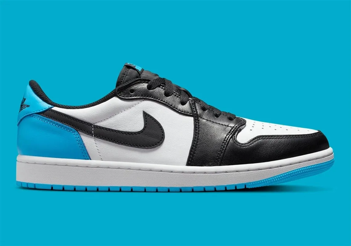 Jordan 1 Retro Low OG Black Dark Powder Blue