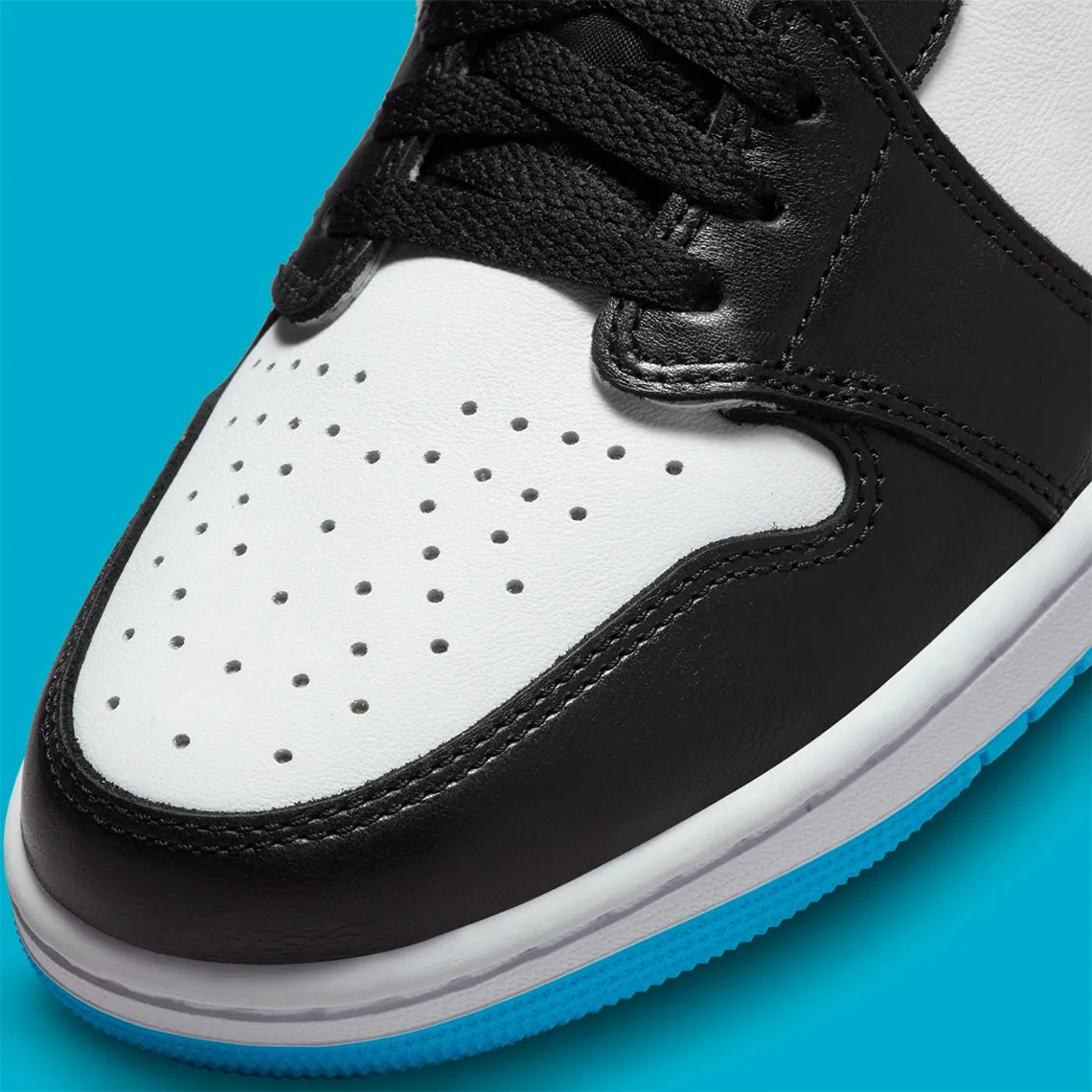 Jordan 1 Retro Low OG Black Dark Powder Blue