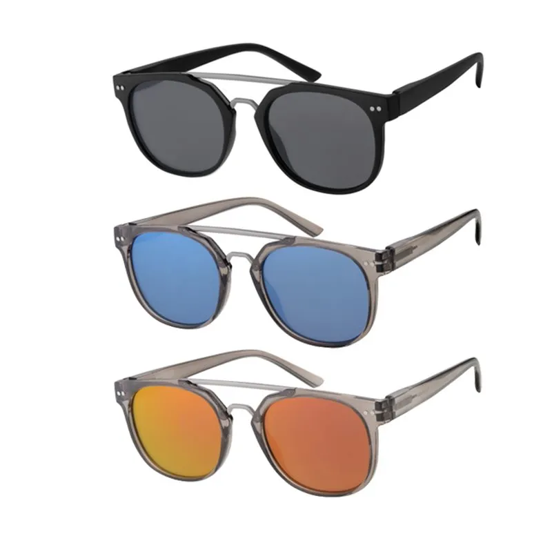 Lunettes de Soleil a40372 avec Verre Couleurs Noire Bleue et Orange