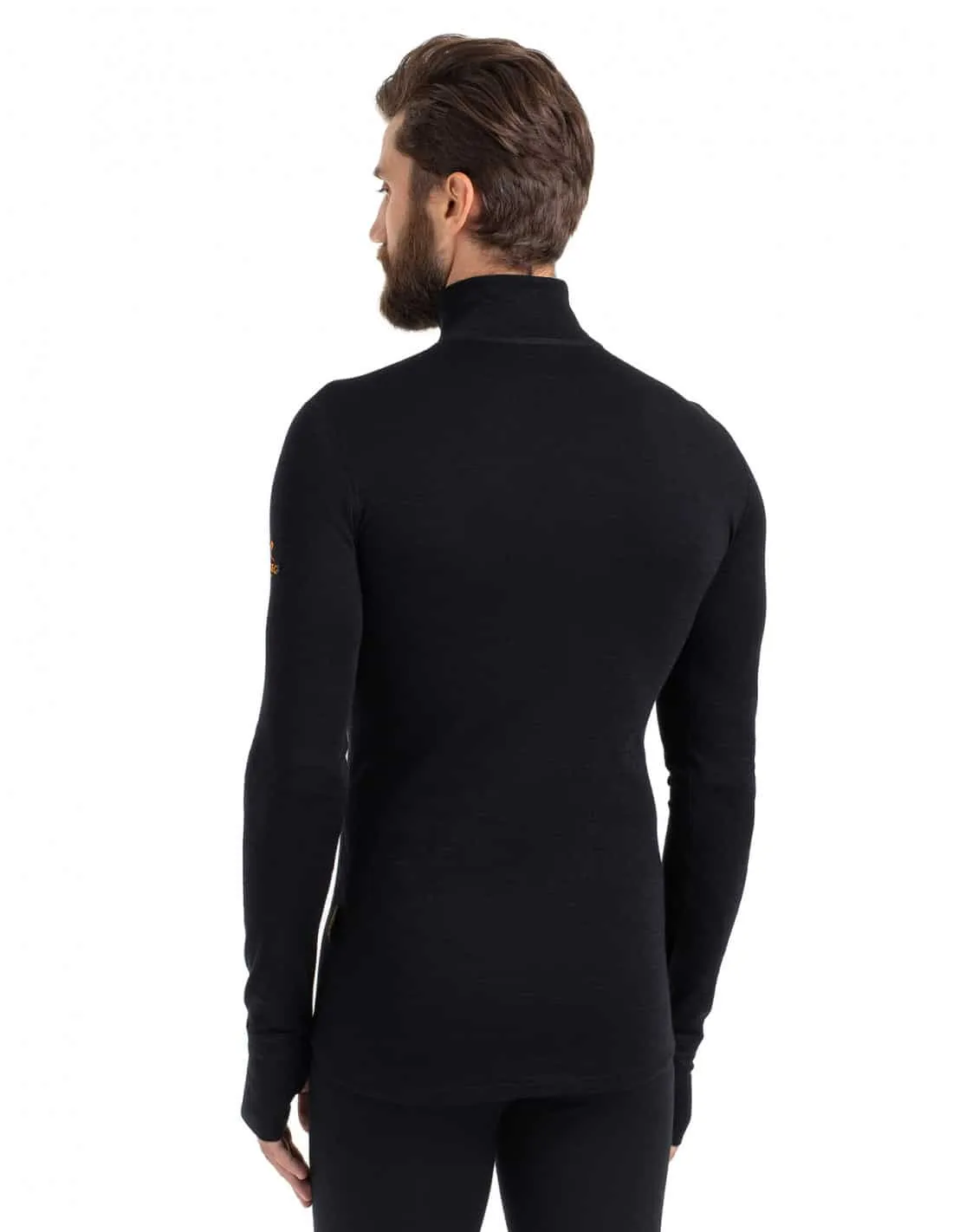 Maillot thermique Homme col zippé en laine mérinos, Protection -30°C