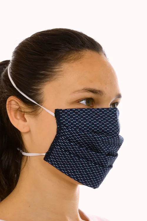 Masque tissu lavable à motifs