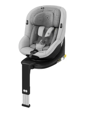 MAXI-COSI siège auto Mica i-Size, De 0 à 4 ans, Pivotant à 360°, avec base ISOFIX, Authentic Grey - Gris Gris