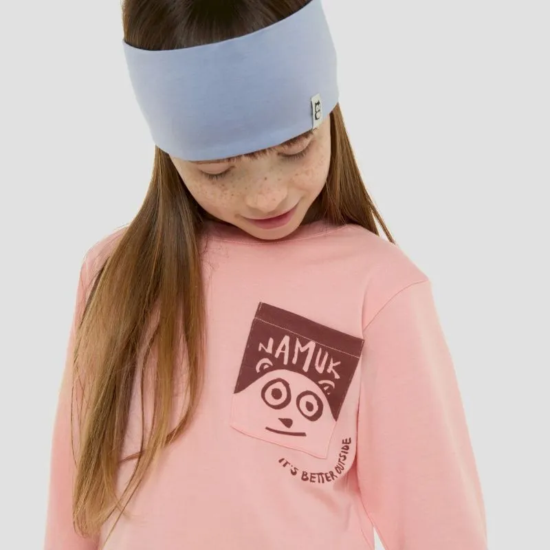 Namuk Teri Merino Pocket Longsleeve - T-shirt en laine mérinos enfant | Hardloop