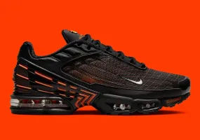 Nike Air Max Plus 3 Black Orange Spirograph