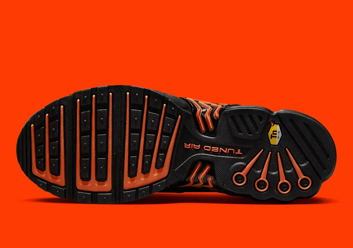 Nike Air Max Plus 3 Black Orange Spirograph