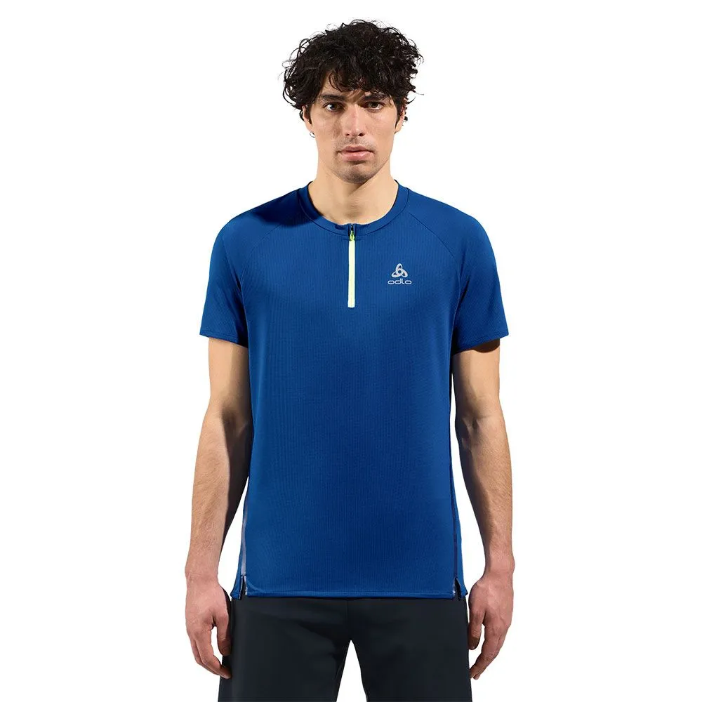 Odlo T-shirt de running à ½ zip X-Alp LIMOGE  - Tee Shirt de Running Homme