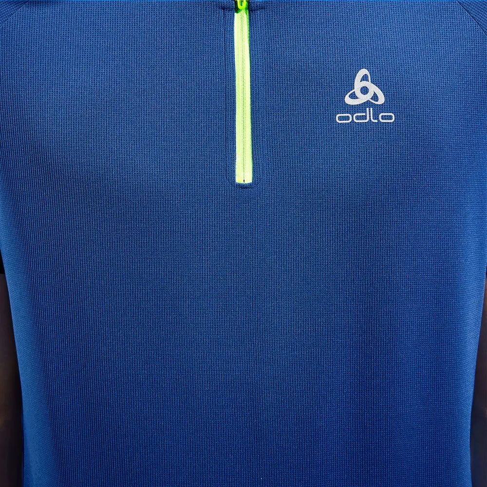 Odlo T-shirt de running à ½ zip X-Alp LIMOGE  - Tee Shirt de Running Homme