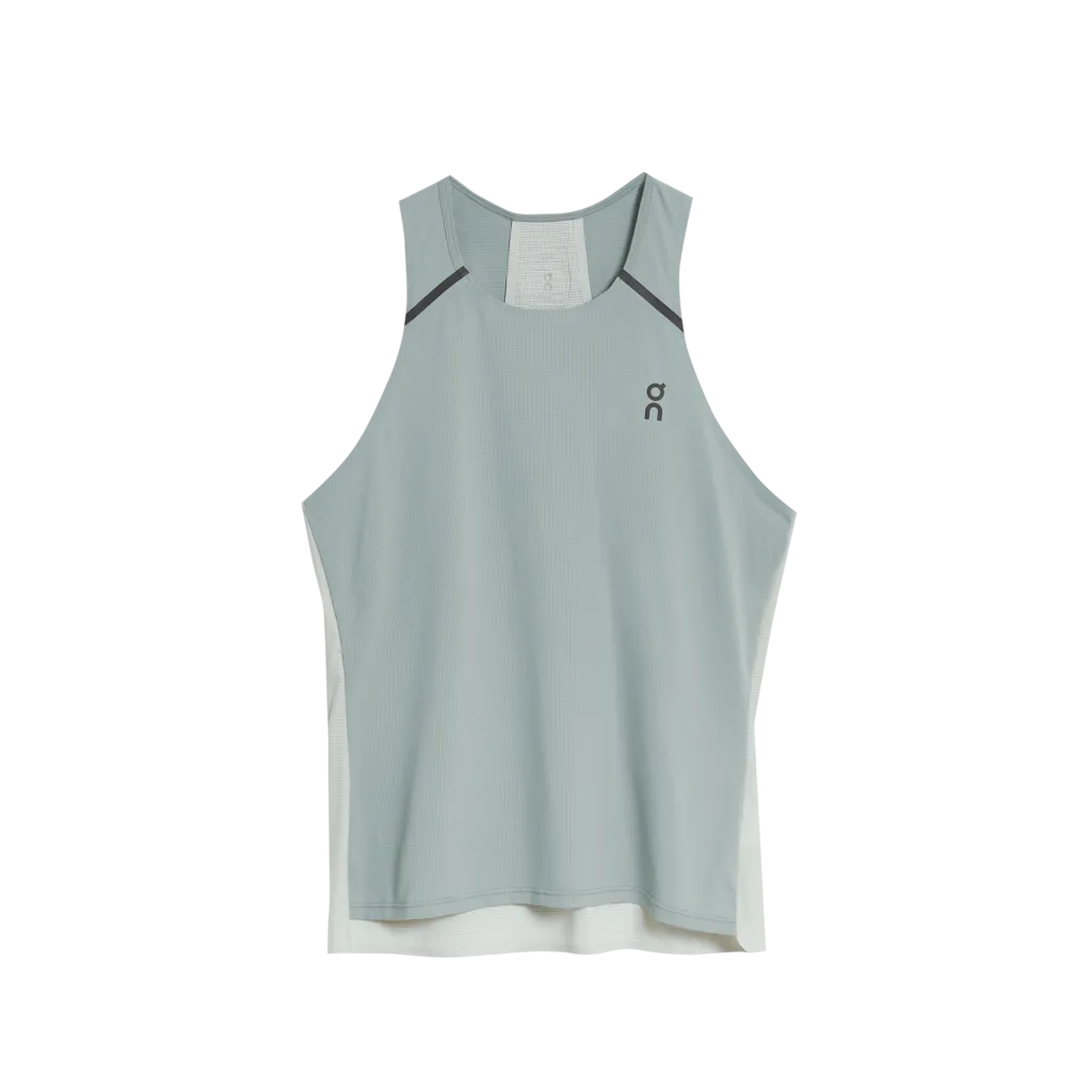 ON RUNNING PERFORMANCE TANK FEMME COBBLE | GLACIER