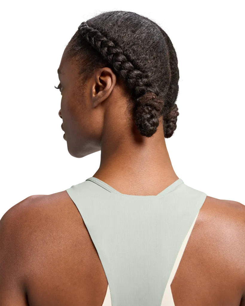 ON RUNNING PERFORMANCE TANK FEMME COBBLE | GLACIER