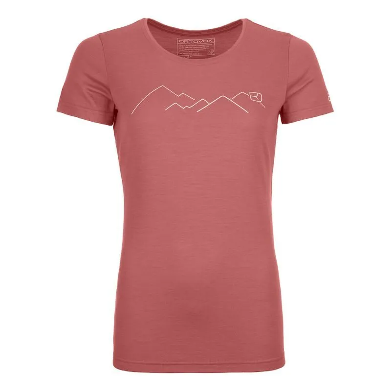 Ortovox 185 Merino Mountain TS - T-shirt en laine mérinos femme | Hardloop