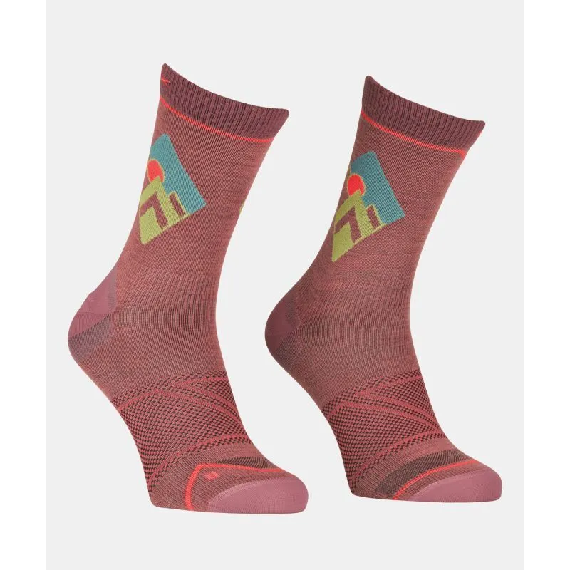 Ortovox Alpine Light Comp Mid Socks - Chaussettes en laine mérinos femme | Hardloop