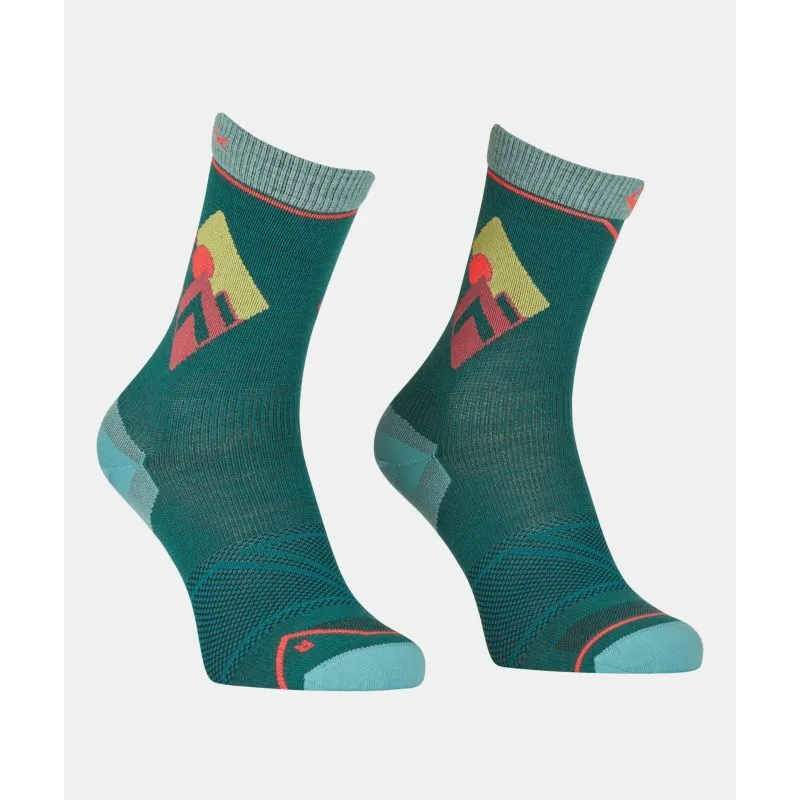 Ortovox Alpine Light Comp Mid Socks - Chaussettes en laine mérinos femme | Hardloop