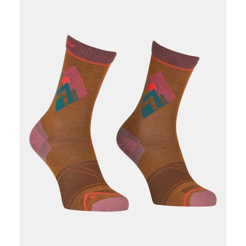 Ortovox Alpine Light Comp Mid Socks - Chaussettes en laine mérinos femme | Hardloop