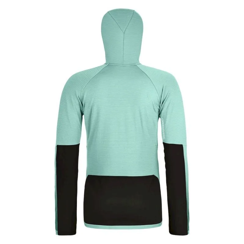 Ortovox Fleece Rib Hoody - Polaire en laine mérinos femme | Hardloop