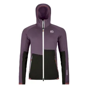 Ortovox Fleece Rib Hoody - Polaire en laine mérinos femme | Hardloop