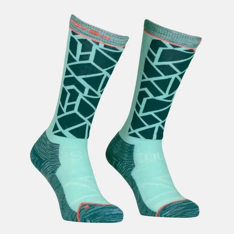 Ortovox Ski Tour Comp Long Socks - Chaussettes en laine mérinos femme | Hardloop