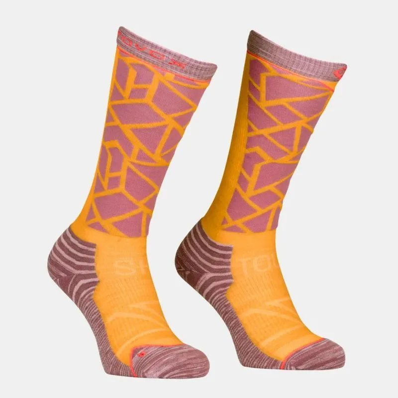 Ortovox Ski Tour Comp Long Socks - Chaussettes en laine mérinos femme | Hardloop