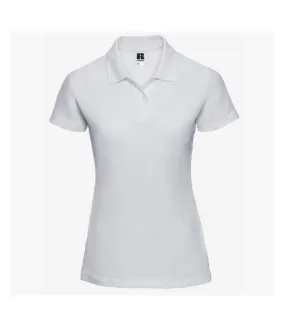 Polo à manches courtes  pour femme blanc Jerzees Colours