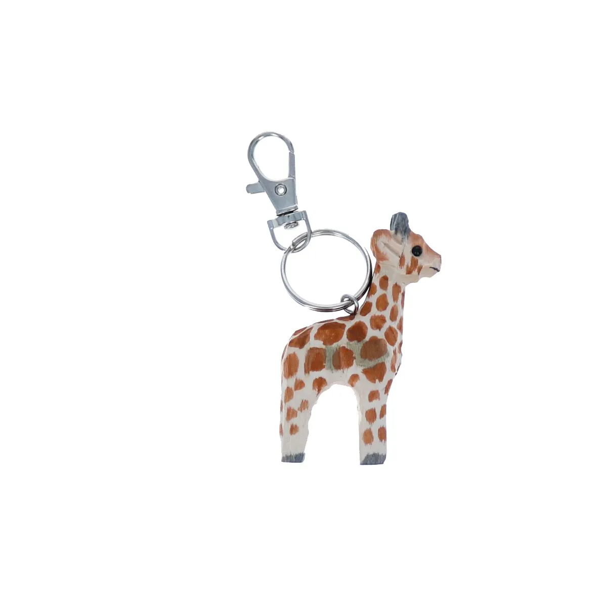 Porte-clés en bois girafe  Petit toi - Le petit Souk