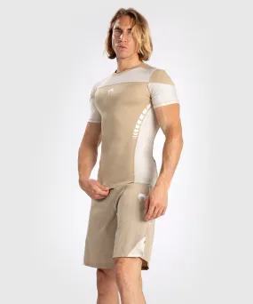 Rashguard À Manches Courtes pour Hommes Venum Tempest - Beige/Sable