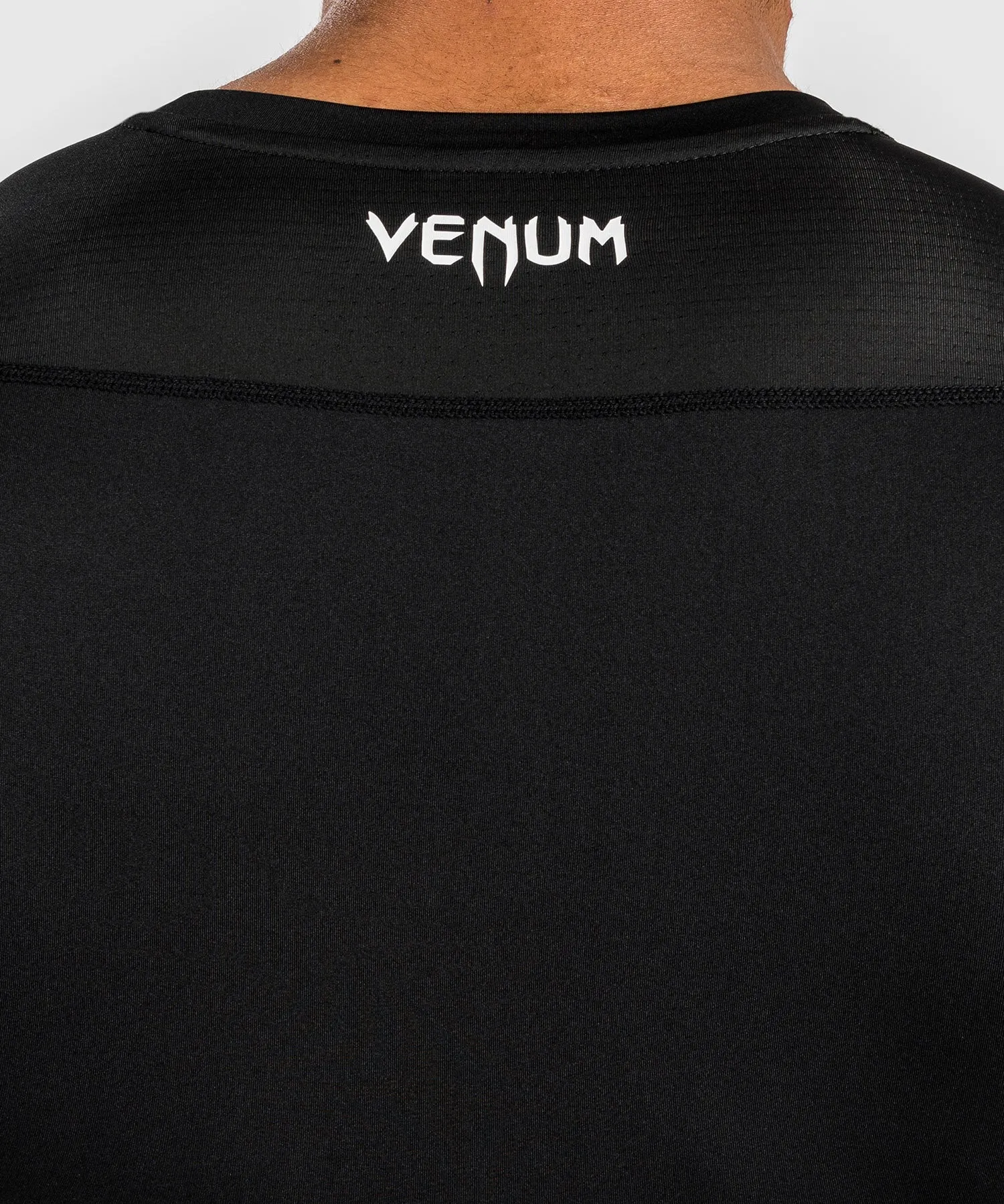 Rashguard à Manches courtes pour Hommes Venum Attack - Noir/Gris