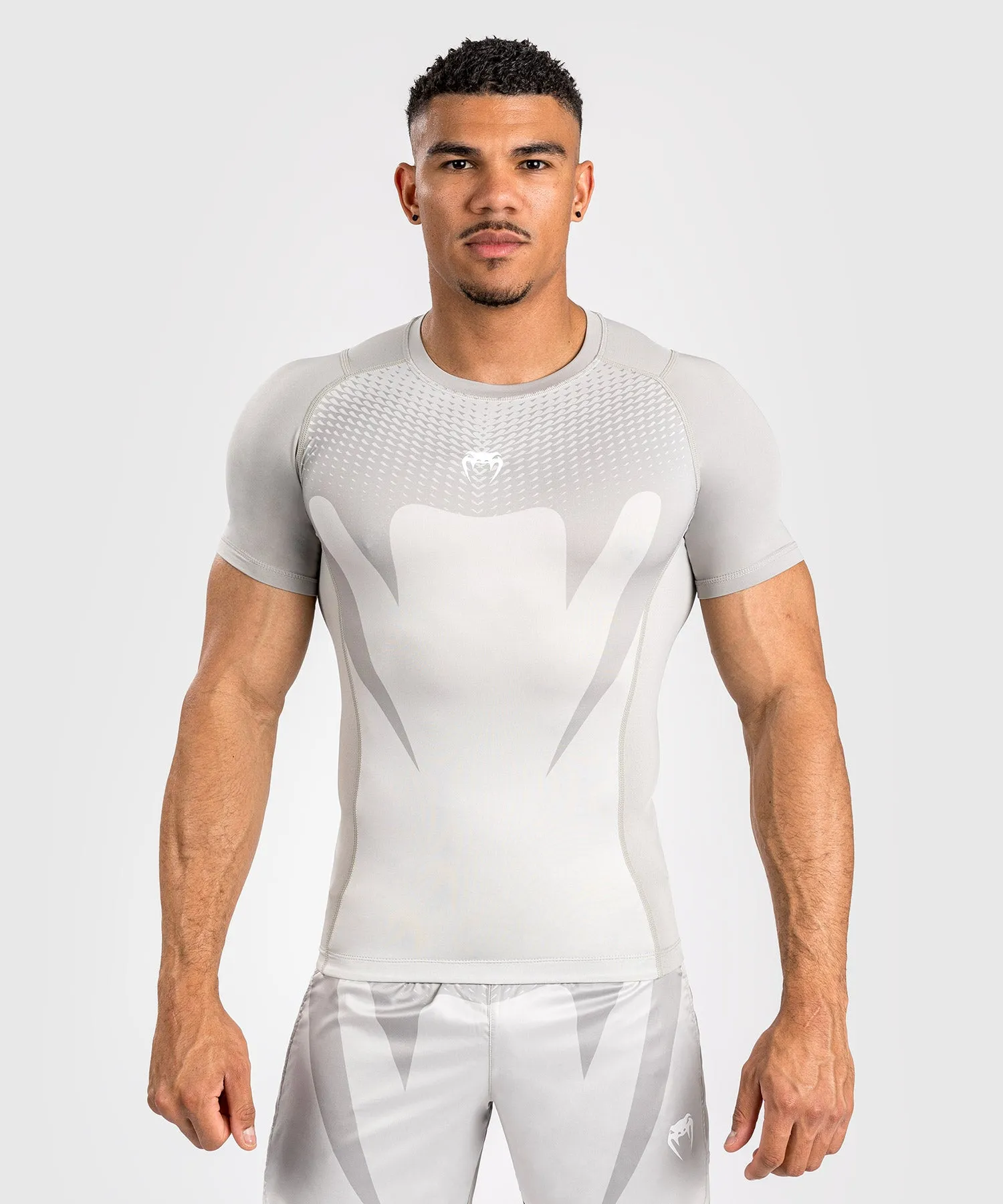 Rashguard à Manches courtes pour Hommes Venum Attack - Sable