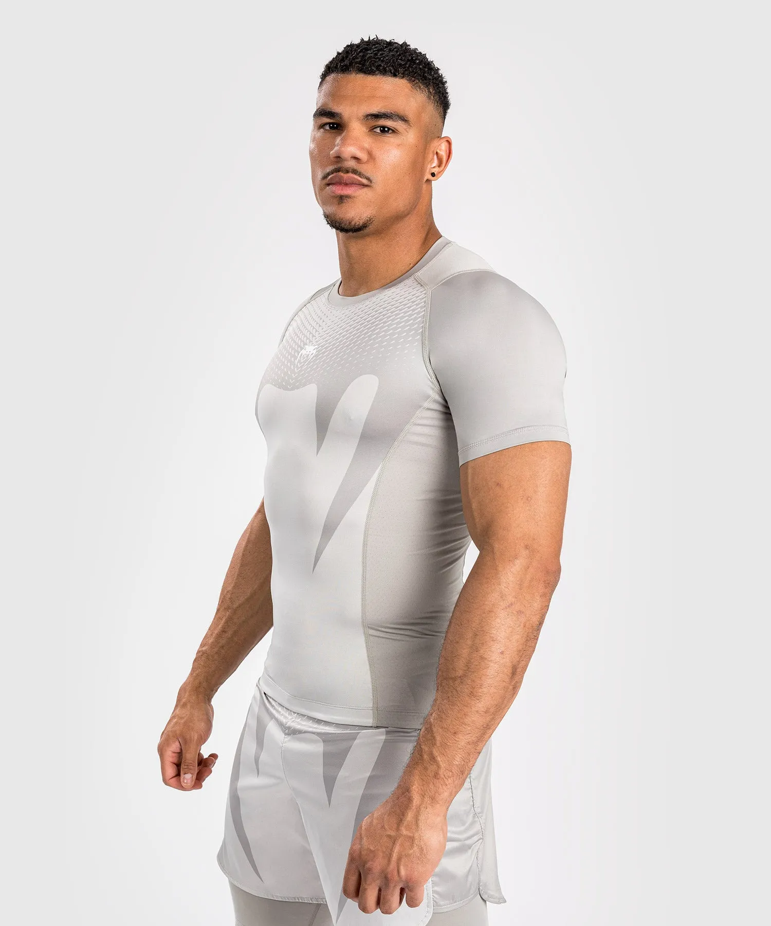 Rashguard à Manches courtes pour Hommes Venum Attack - Sable