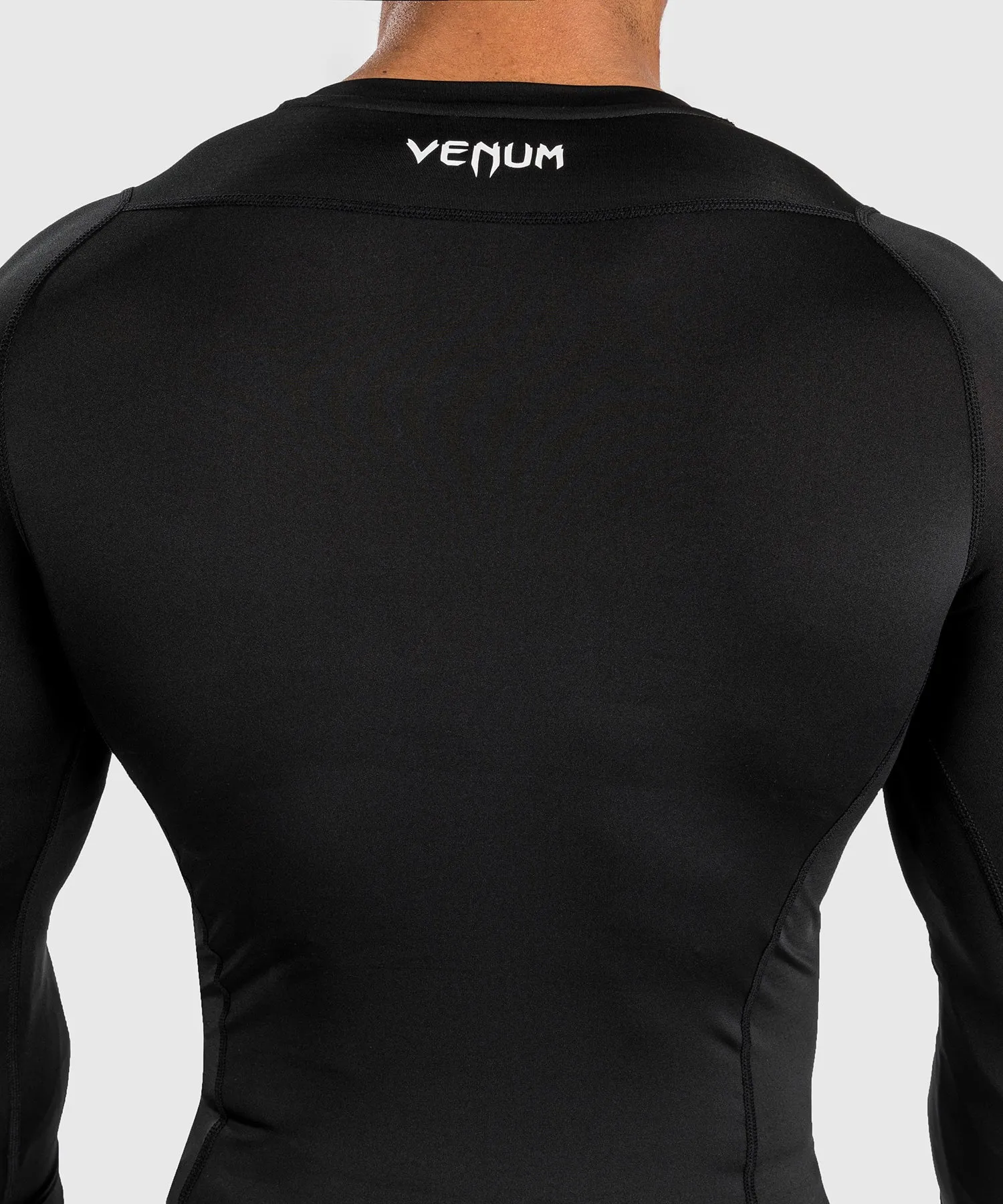 Rashguard à Manches Longues pour Hommes Venum Attack - Noir/Gris