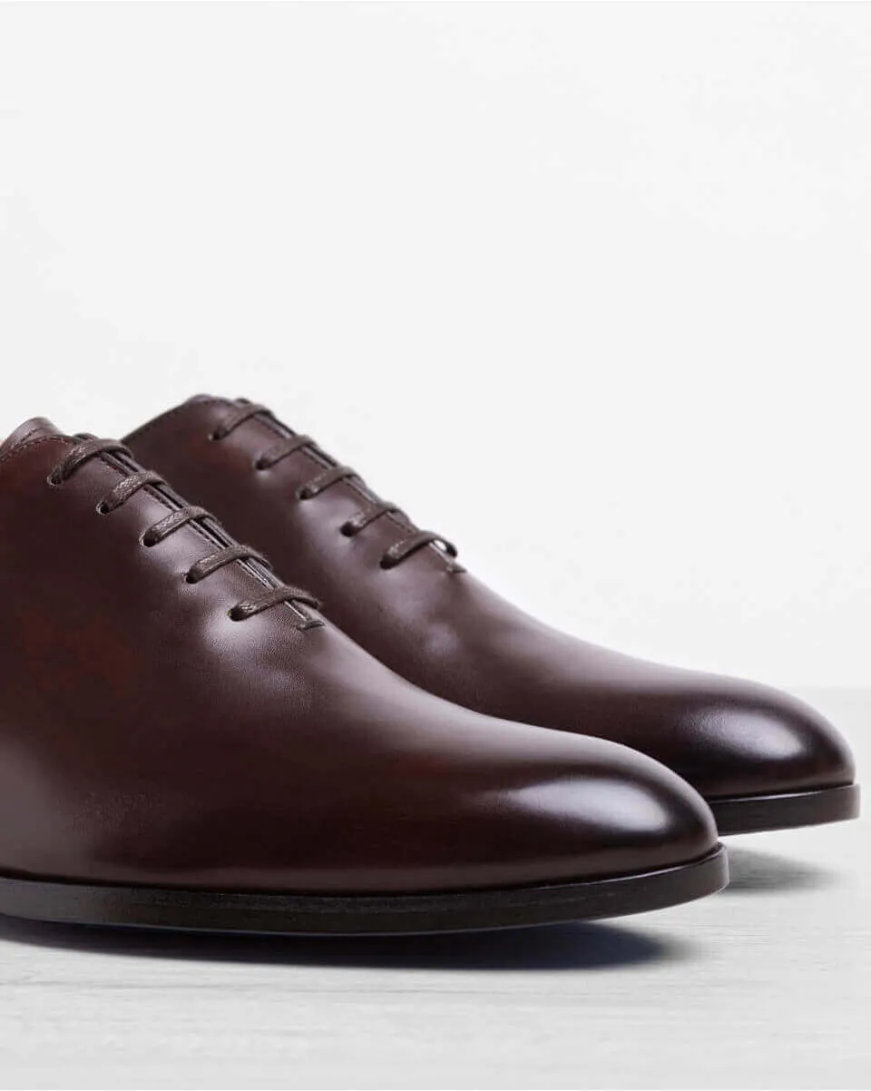 Richelieu marron one cut | chaussure richelieu homme | In Corio