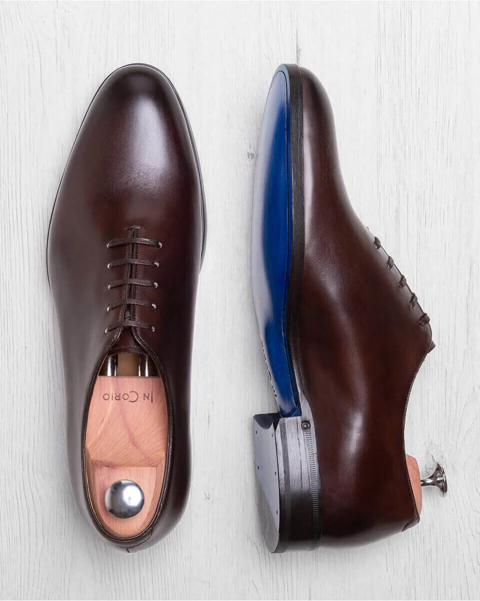 Richelieu marron one cut | chaussure richelieu homme | In Corio