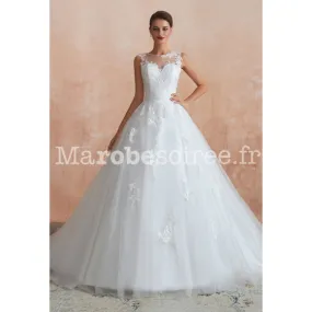 Robe de mariée Agathe en Dentelle, Tulle