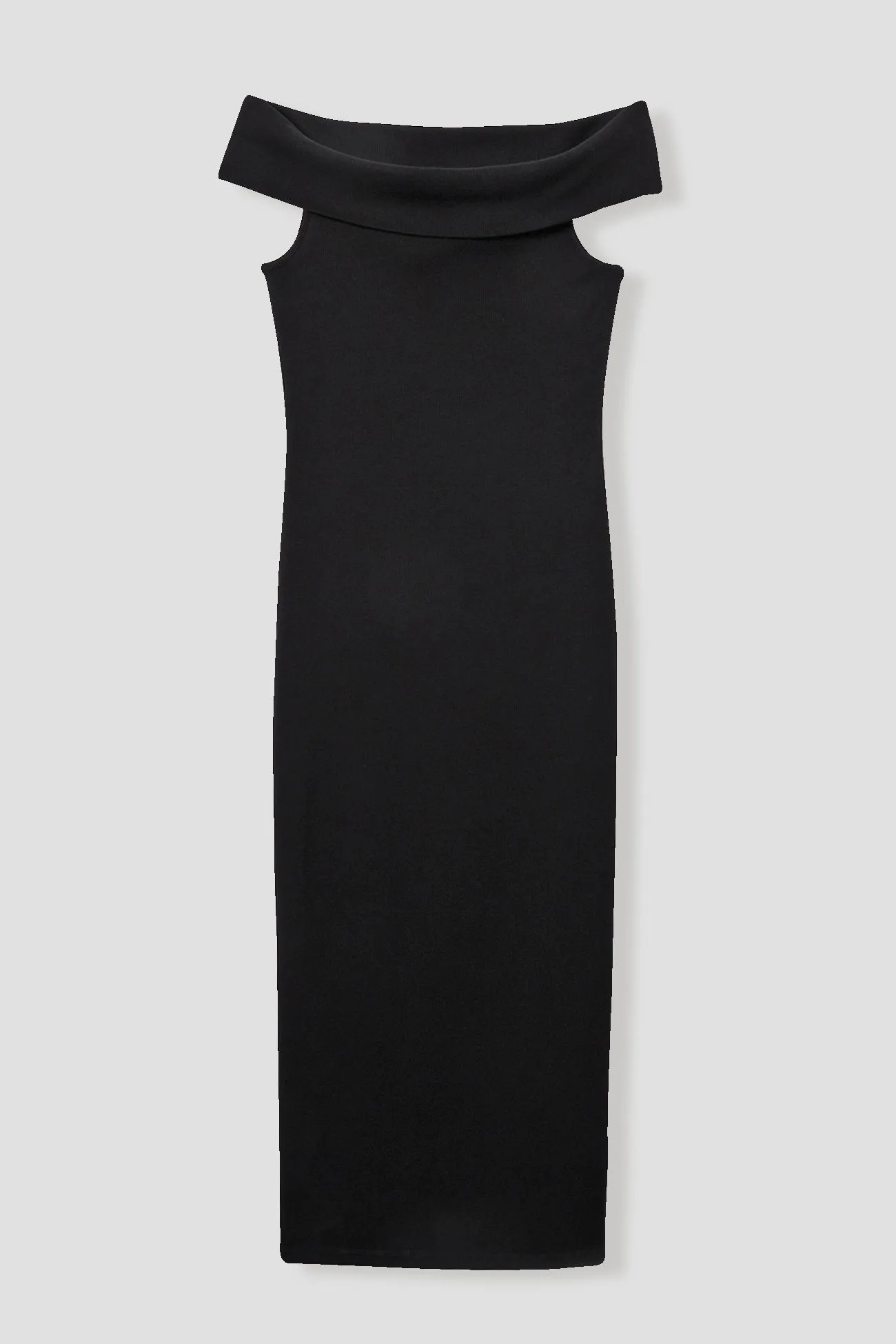 Robe à col Bardot Femme - Noir