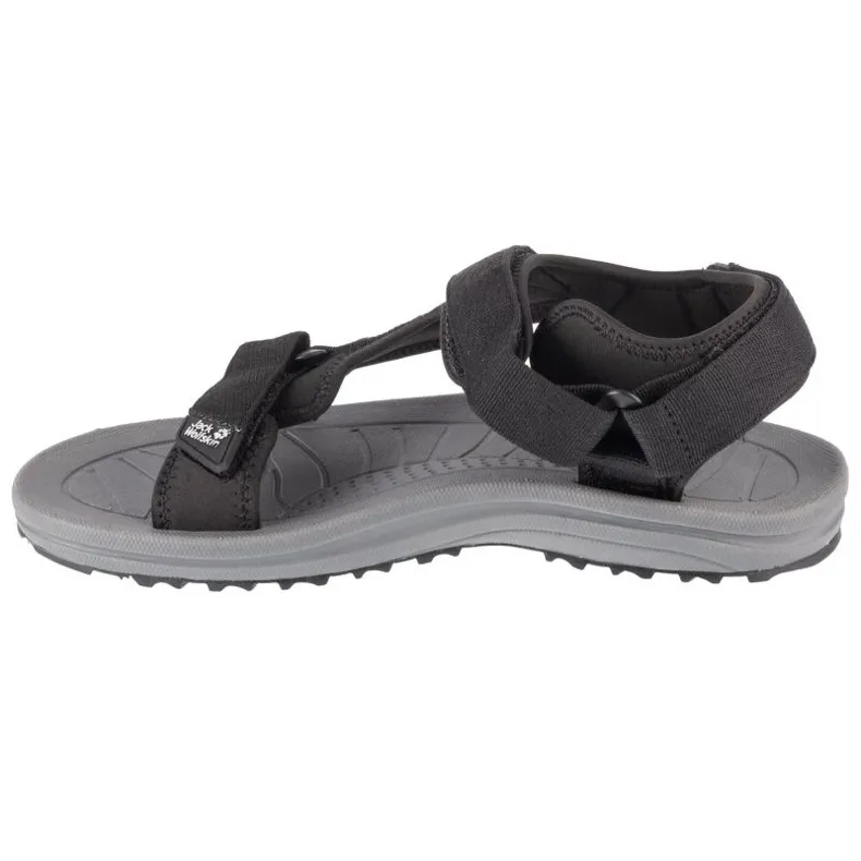 Sandales Jack Wolfskin Wave Breaker Sandal M 4052011-6000 le noir