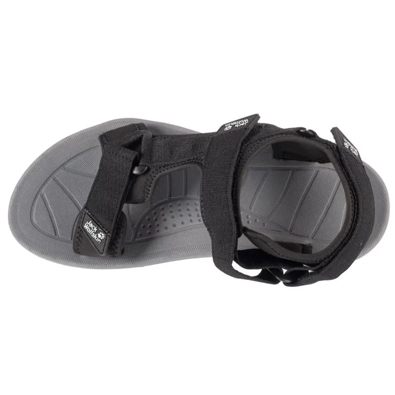 Sandales Jack Wolfskin Wave Breaker Sandal M 4052011-6000 le noir