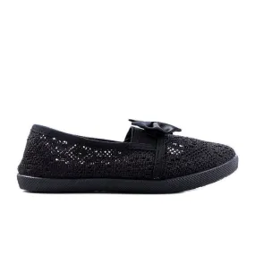 Sandales noires pour enfants de Bubby le noir